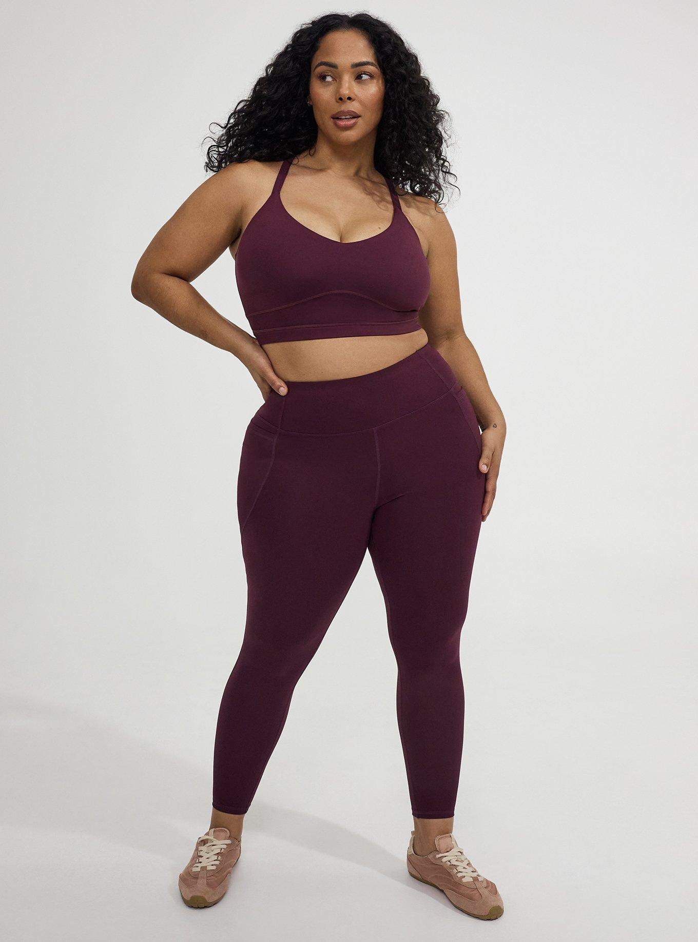 TRU Performance Butter Full Length Active Legging, WINETASTING, hi-res