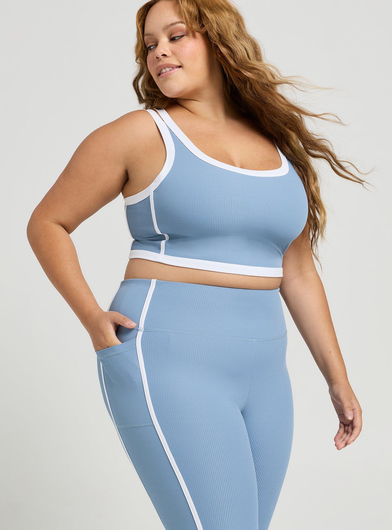 TRU Performance Core Full Length Active Legging with Piping, TROPOSPHERE, alternate