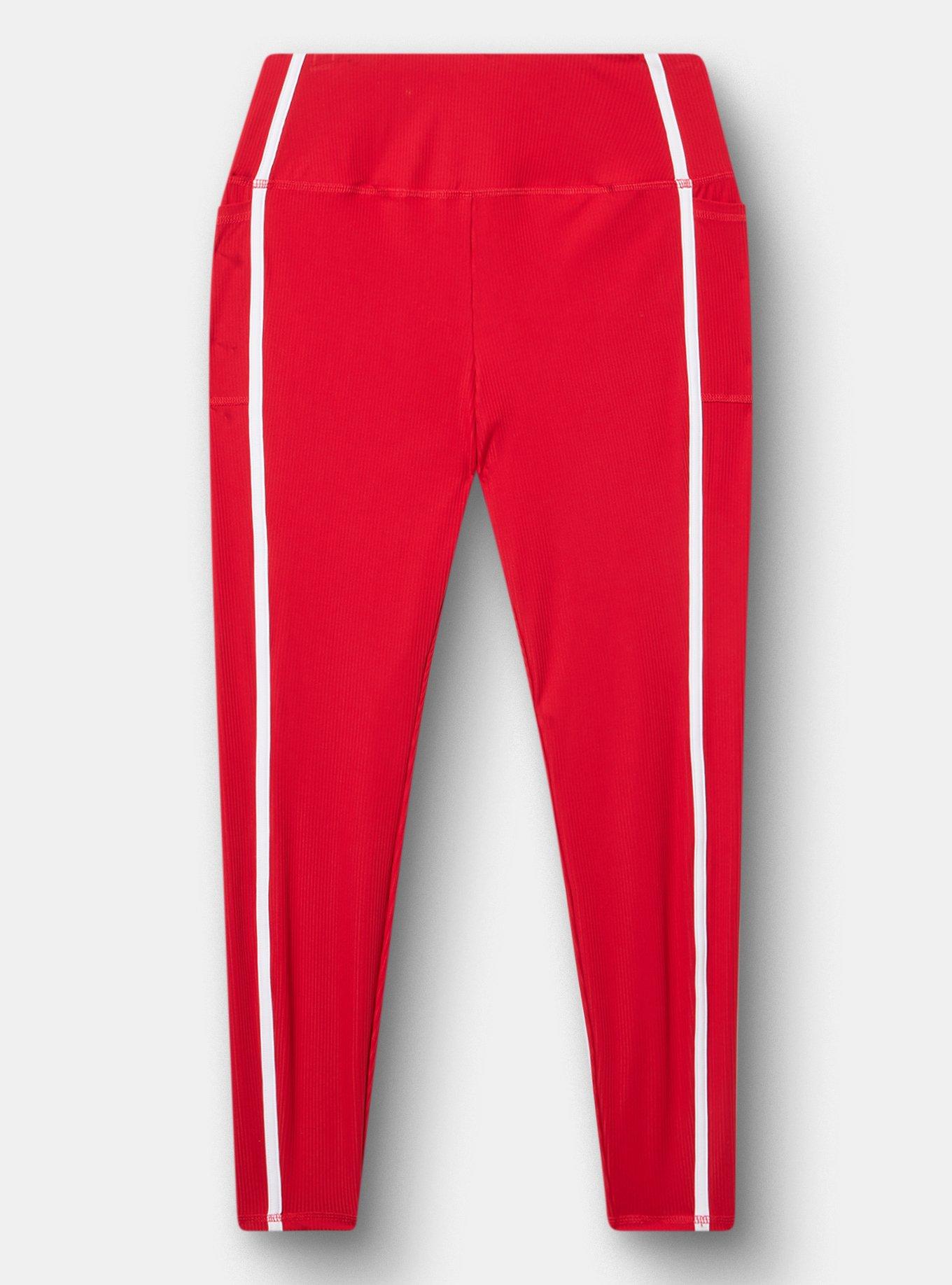 TRU Performance Core Full Length Active Legging with Piping, URBAN RED, hi-res