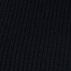 Plus Size Waffle Knit Sweatshirt Skirt Set, SOLID BLACK, swatch