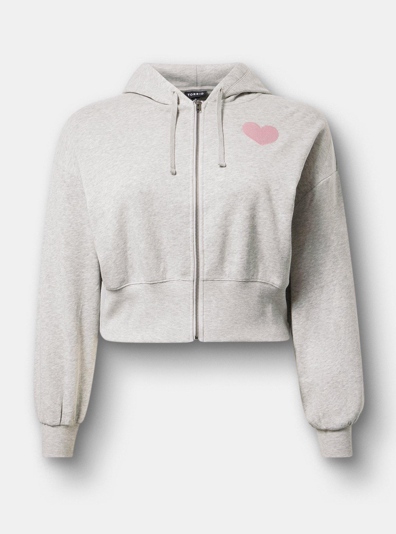 Cozy Fleece Fitted Waist Zip-Up Hoodie