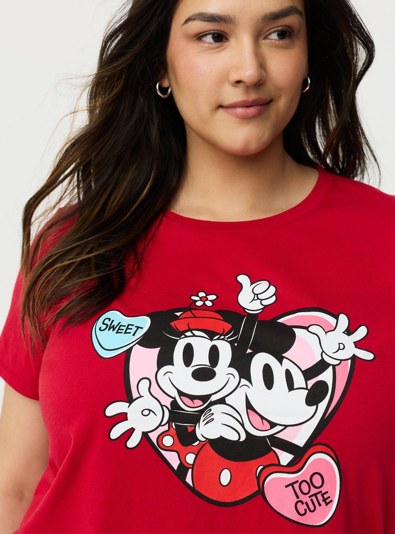 Mickey & Minnie Lounge Top, MICKEY AND MINNIE VALENTINES, alternate