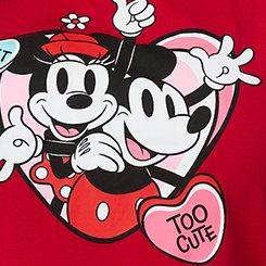 Plus Size Mickey & Minnie Lounge Top, MICKEY AND MINNIE VALENTINES, swatch
