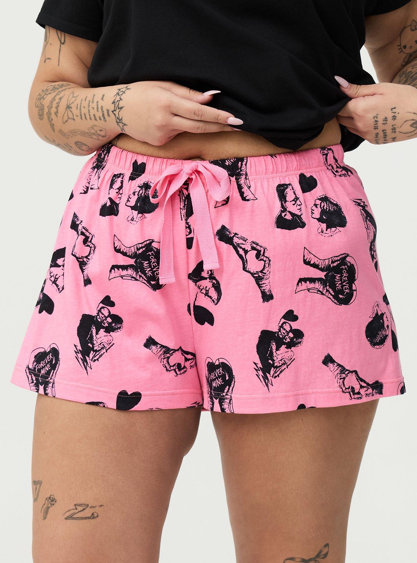 Frankenstein & Bride Lounge Short, FRANK AND BRIDE VALENTINES PRINT, alternate