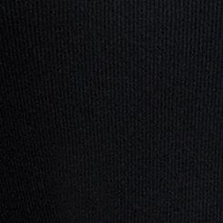 Nightfall Lace-Front O-Ring Crop Top, DEEP BLACK, swatch