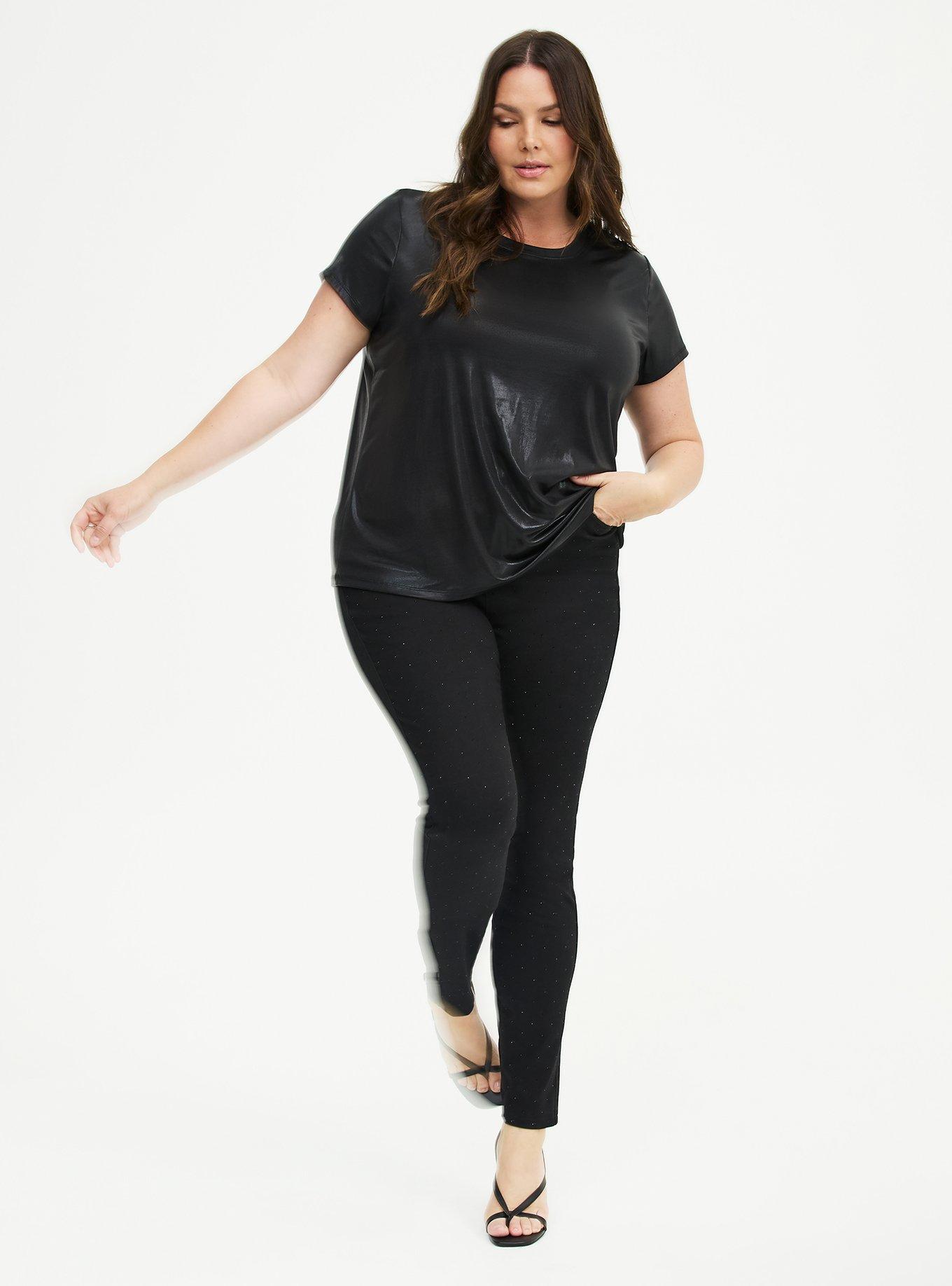 Foil Hacci Crew Easy Tee, BLACK FOIL, alternate