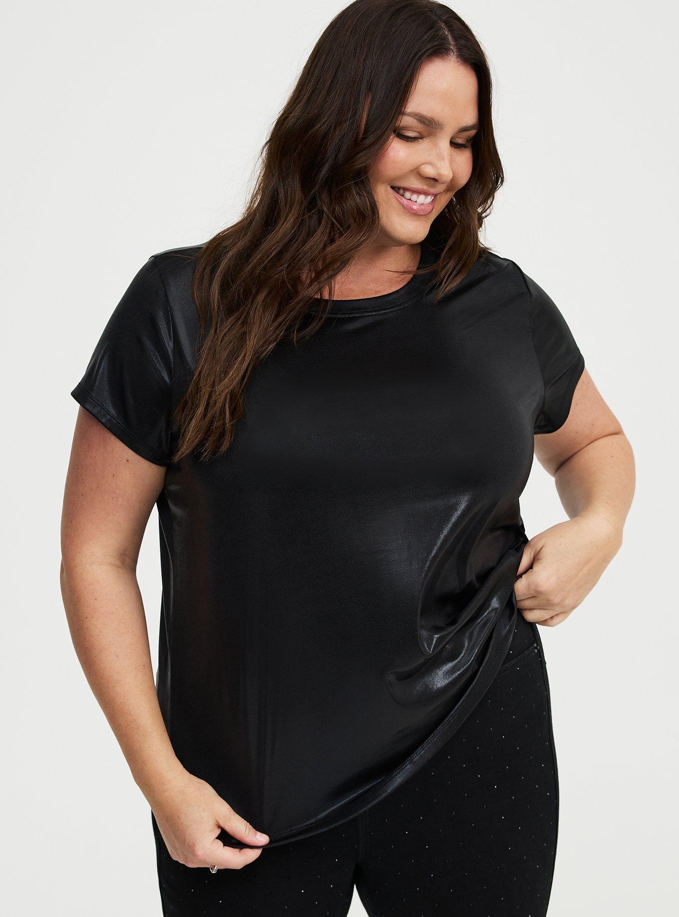 Foil Hacci Crew Easy Tee, BLACK FOIL, alternate