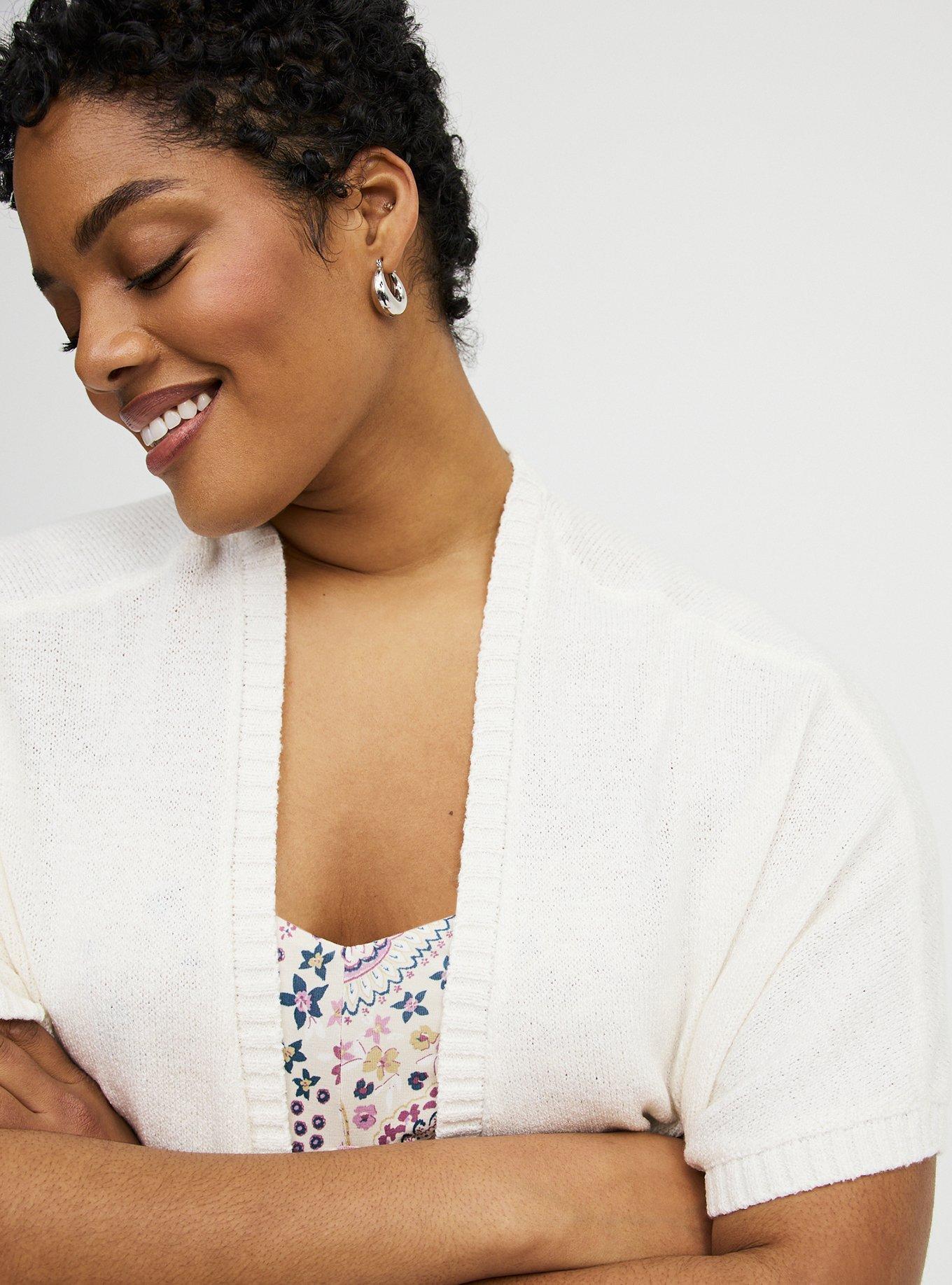 Plus Size - Open Front Cocoon Cardigan - Torrid
