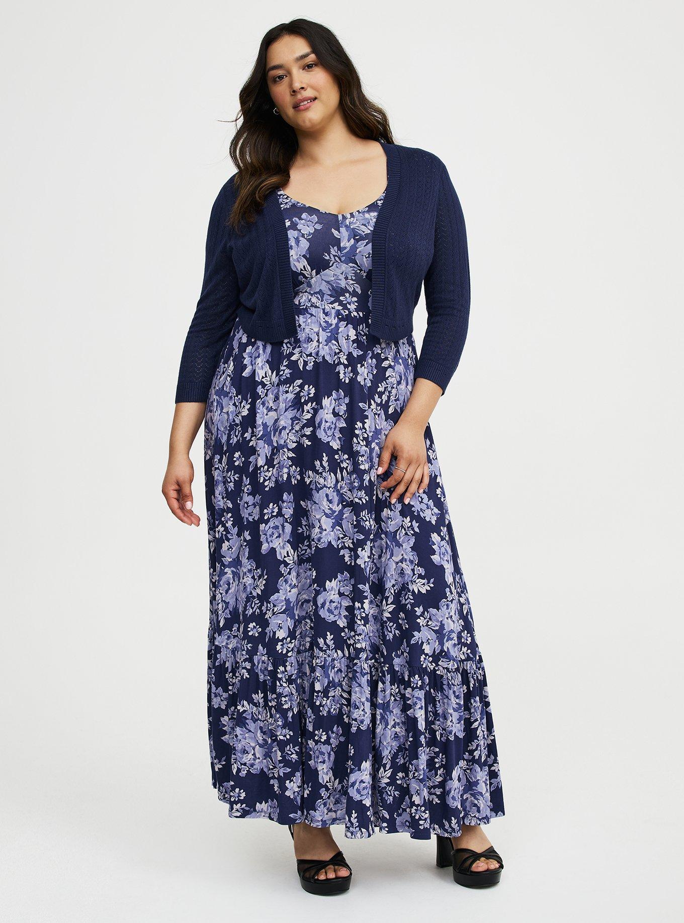 Pointelle Shrug, PEACOAT, alternate