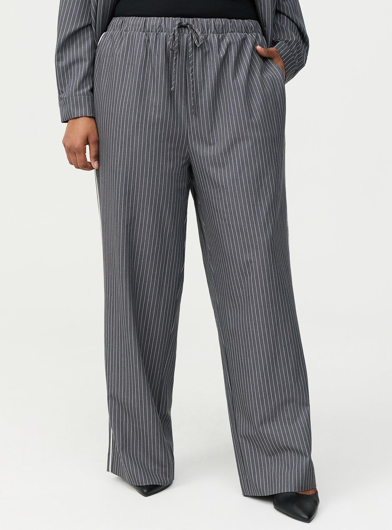 Pull-On Straight High-Rise Pant