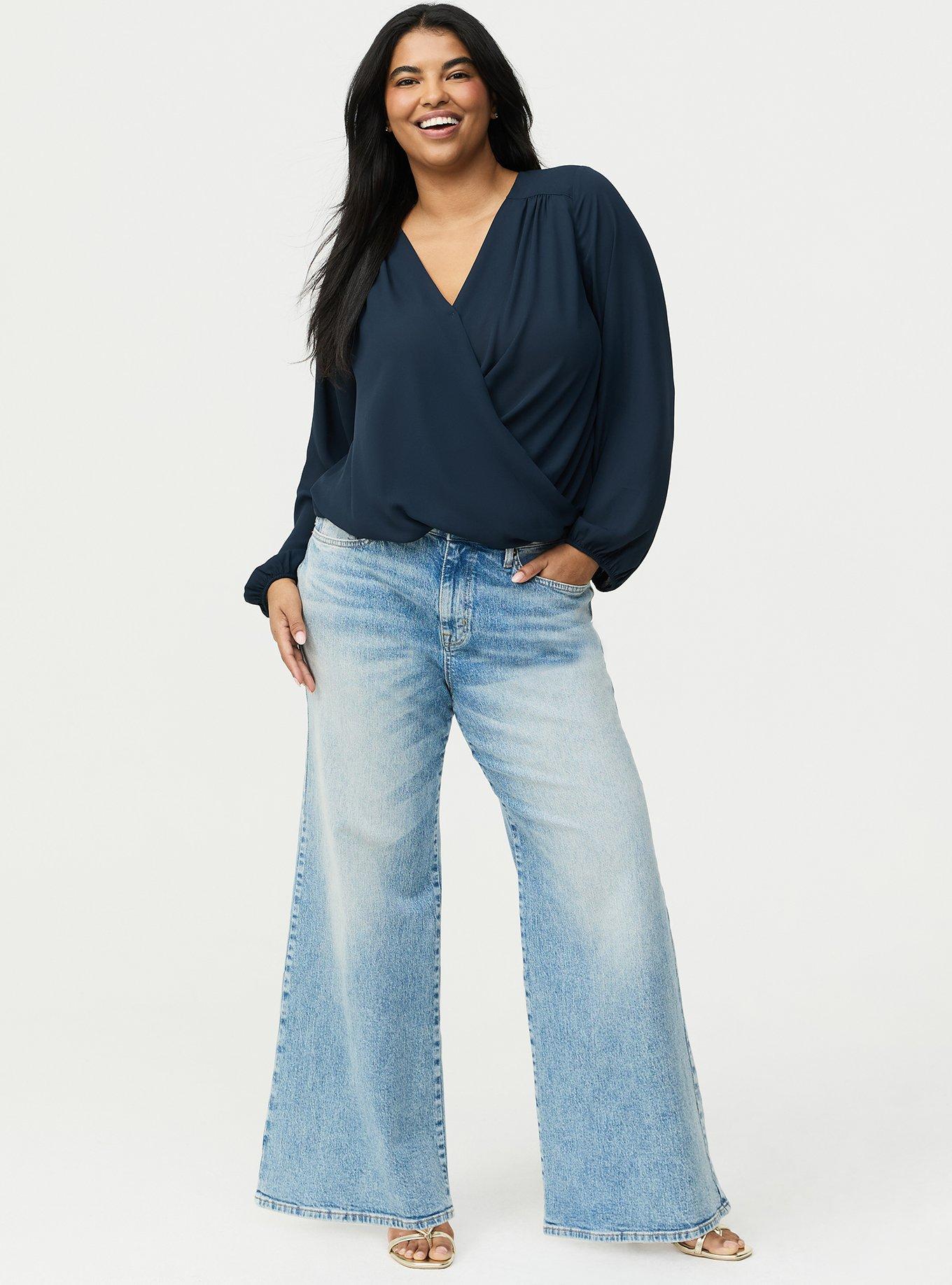 Georgette Surplice Blouse