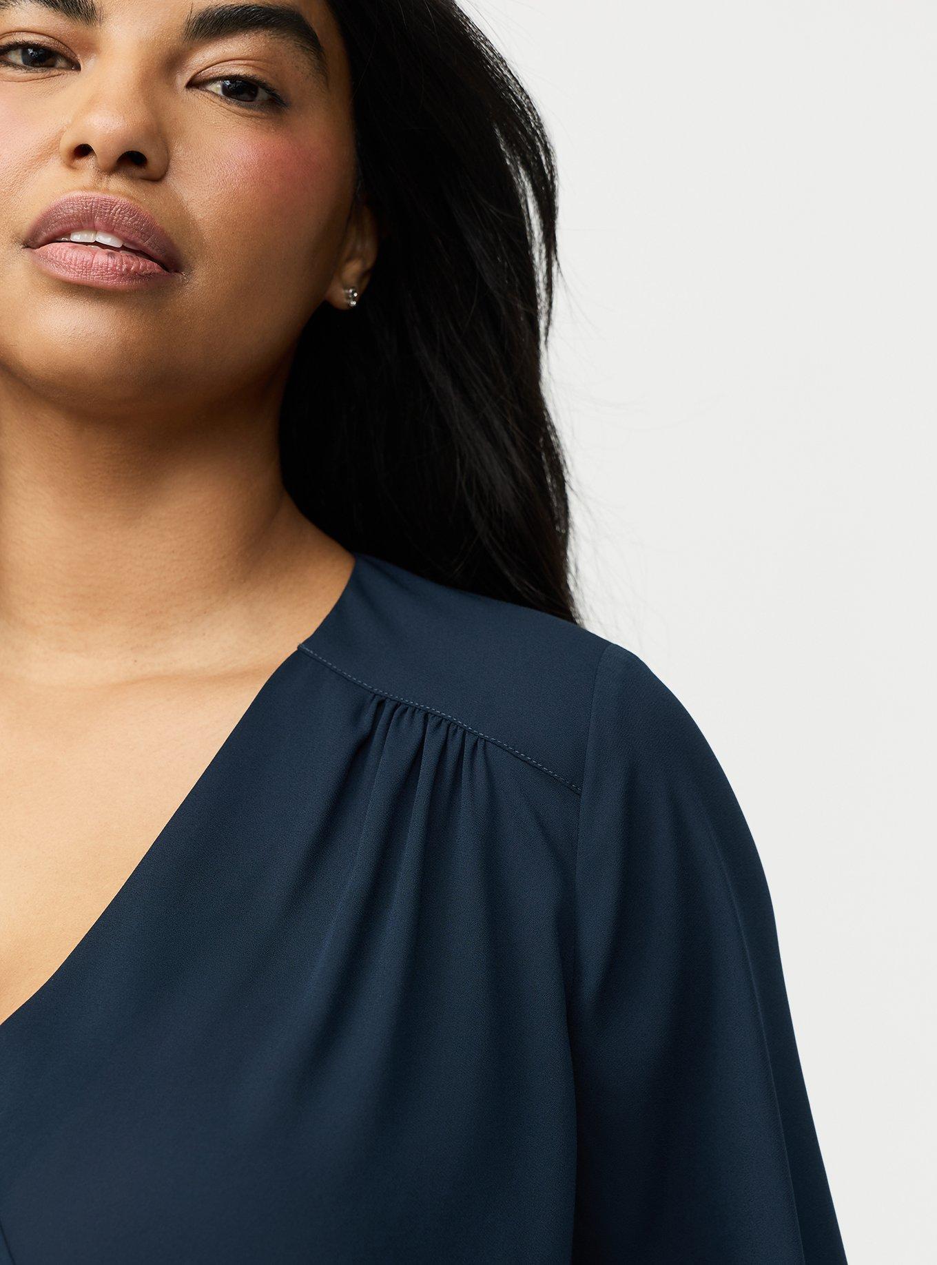 Georgette Surplice Blouse