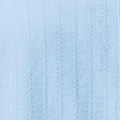 Puff Sleeve Button Front Top, PLACID BLUE, swatch