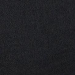 Plus Size Satin Tie-Front Peasant Blouse, DEEP BLACK, swatch