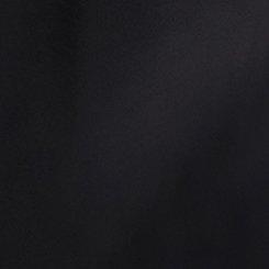 Satin Goddess Tie Neck Top, DEEP BLACK, swatch