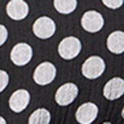 Ruffle Smocked Waist Top, SNUG DOTS BLACK, swatch