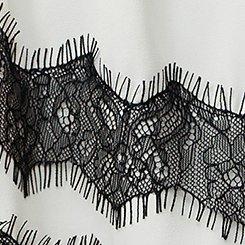 Scallop Trim Babydoll Cami, WHISPER WHITE, swatch