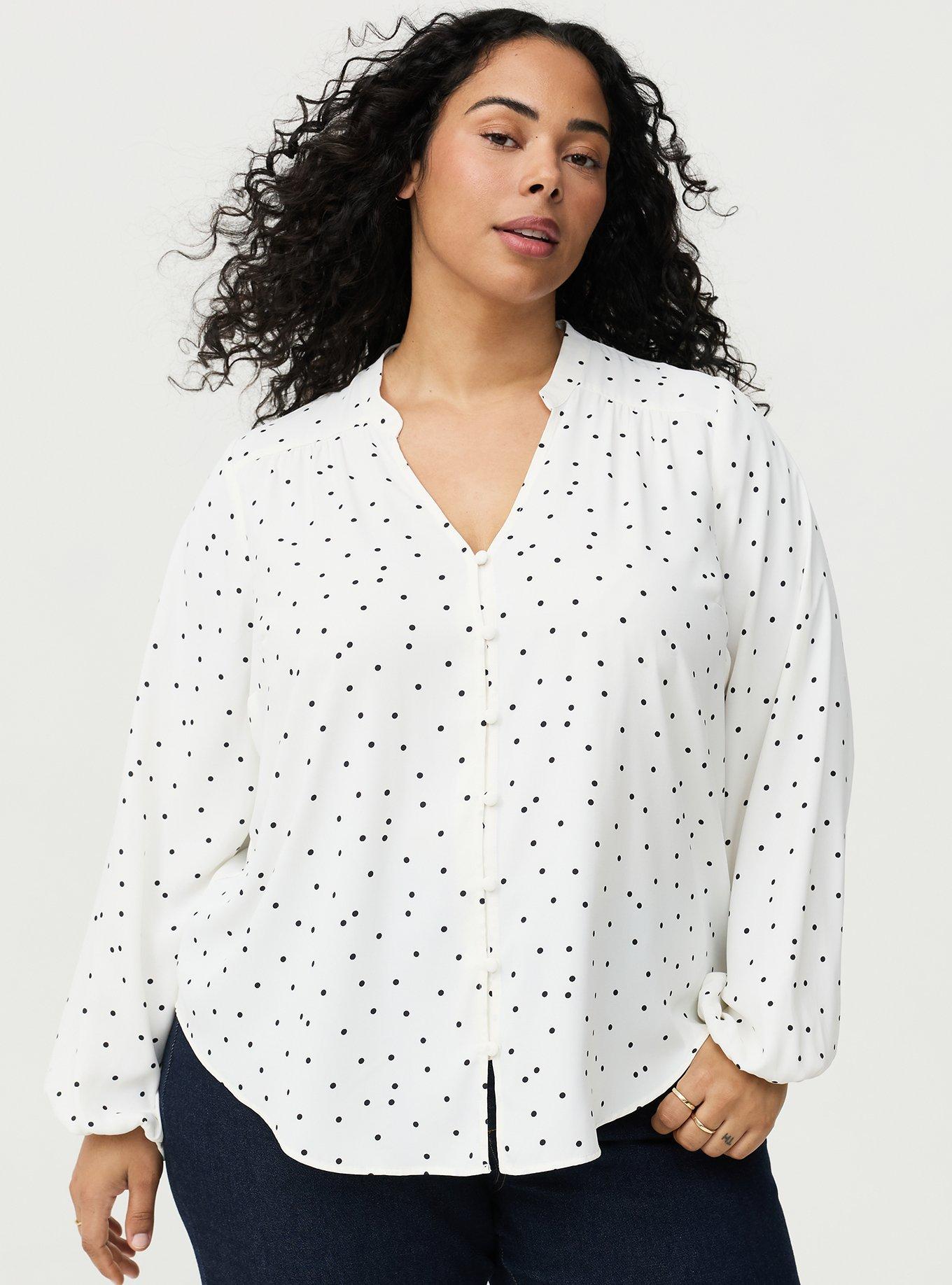 Georgette Button Front Blouse