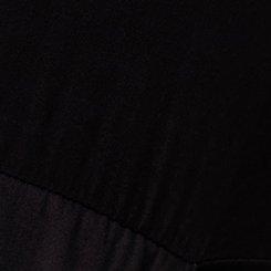 Button Down Challis Midi Dress, DEEP BLACK, swatch