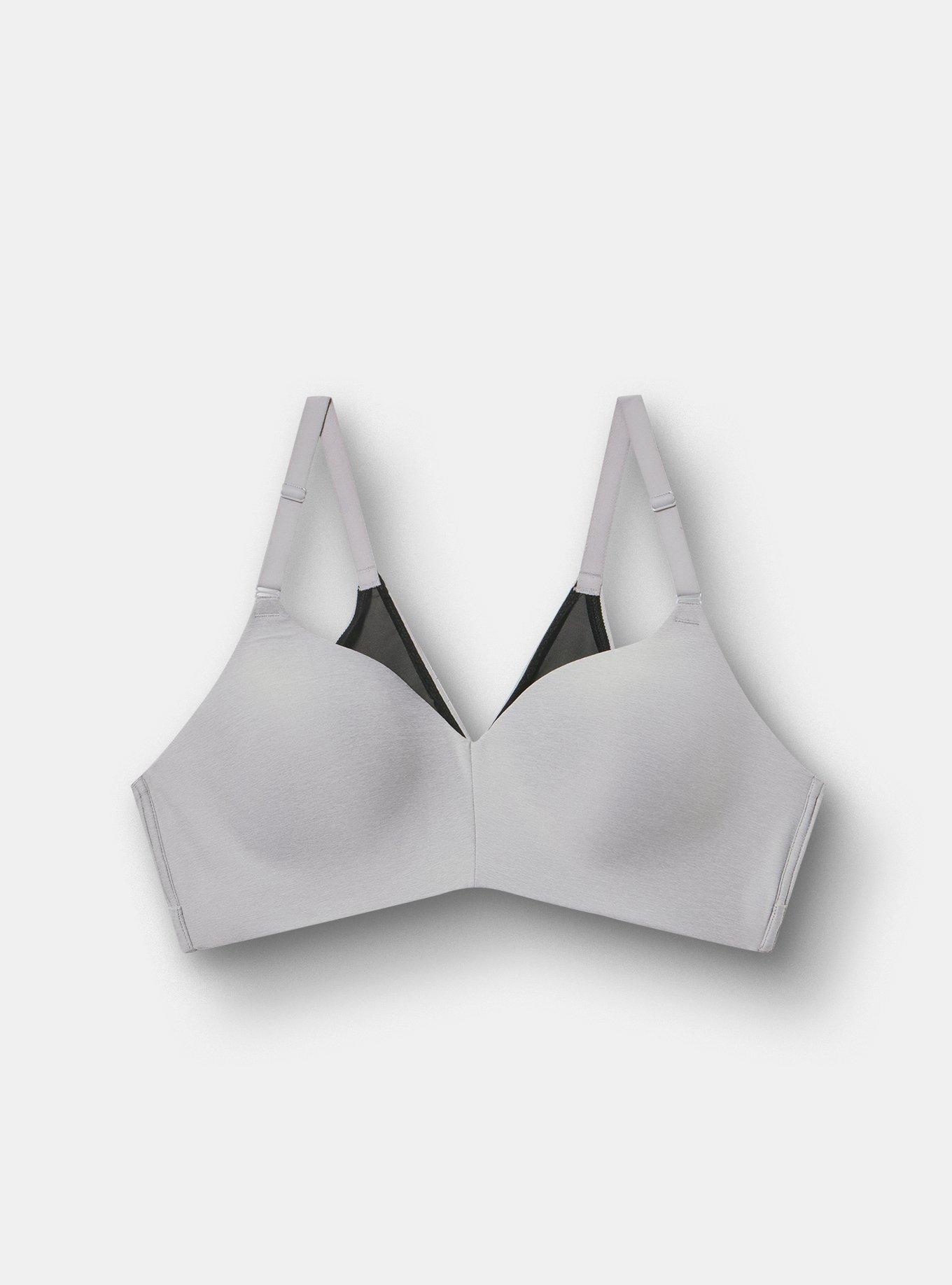 Wire-Free Lightly Lined Pullover Bra, FORMAL GRAY HEATHER, hi-res