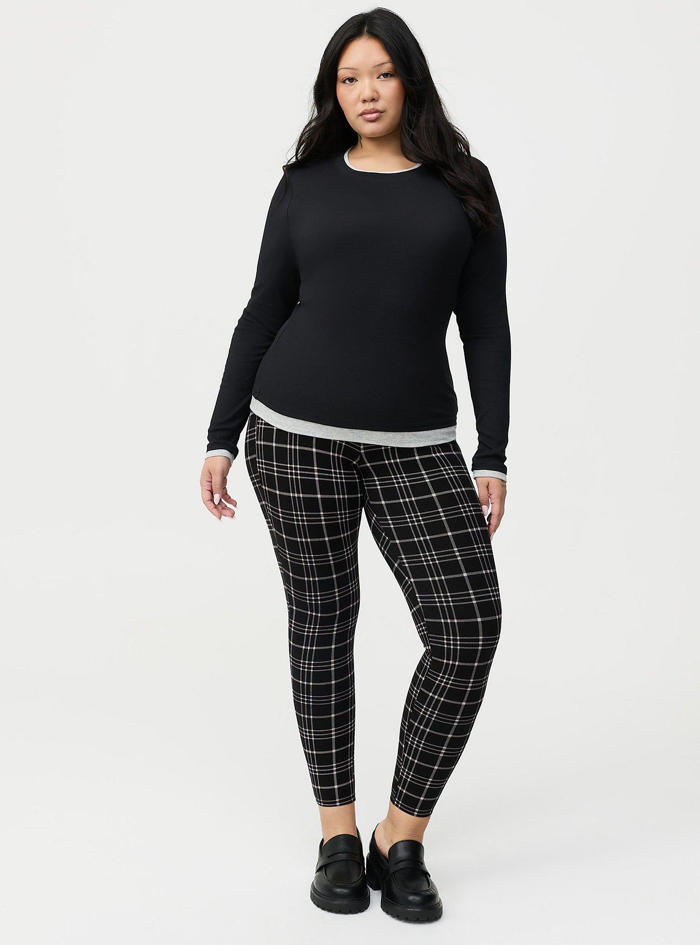 Cotton Modal Rib 2fer Layering Long Sleeve Tee