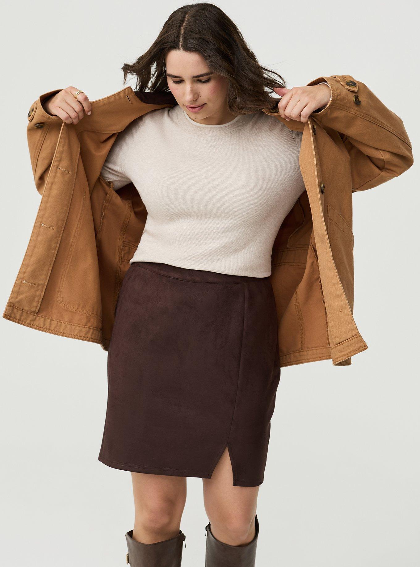 Cotton Modal Rib 2fer Layering Long Sleeve Tee, OATMEAL HEATHER, alternate