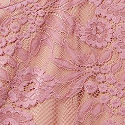 Stretch Lace Long Sleeve Top, LILAS, swatch