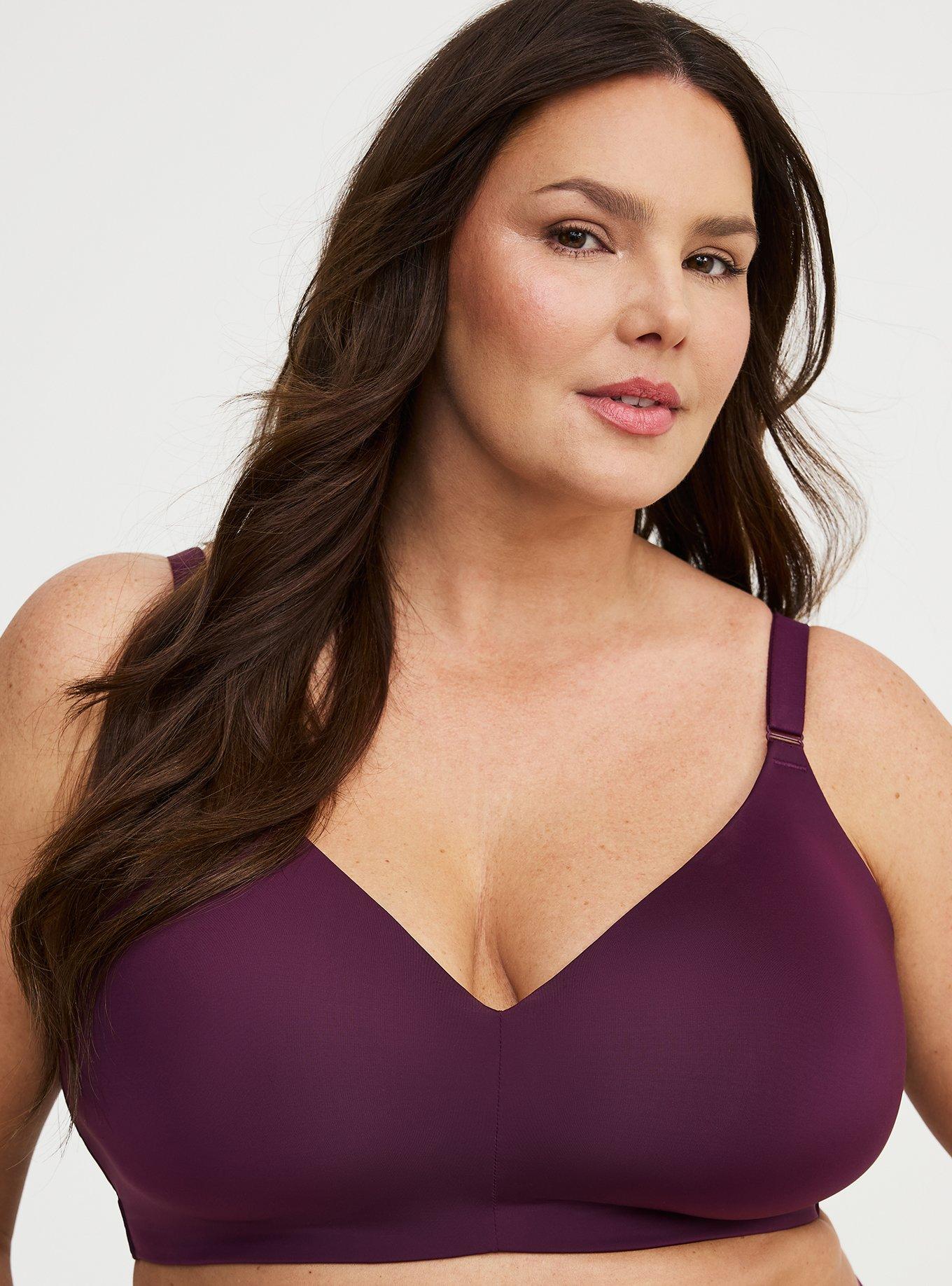 Wire-Free Lightly Lined Pullover Bra, POTENT PURPLE, alternate