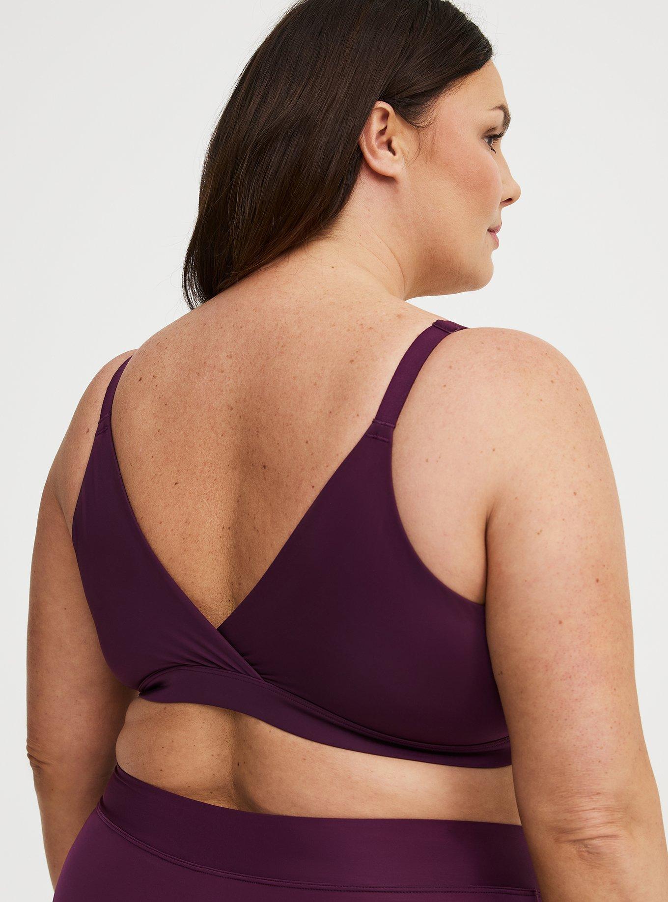 Wire-Free Lightly Lined Pullover Bra, POTENT PURPLE, alternate