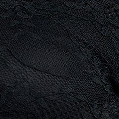 Nightfall Off-Shoulder Bell Sleeve Lace Top, DEEP BLACK, swatch