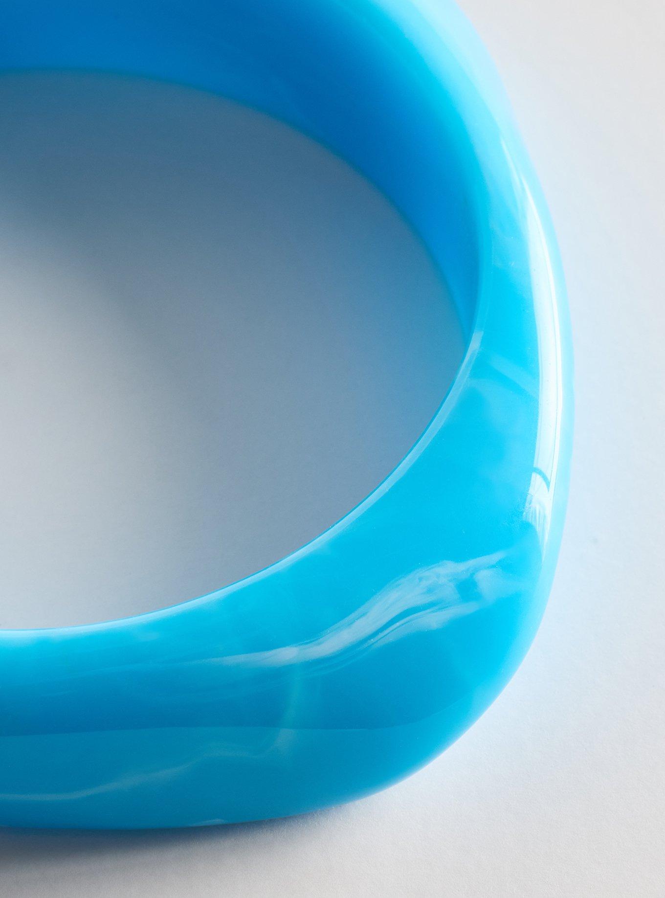 Statement Bangle Bracelet, SEA BLUE, alternate