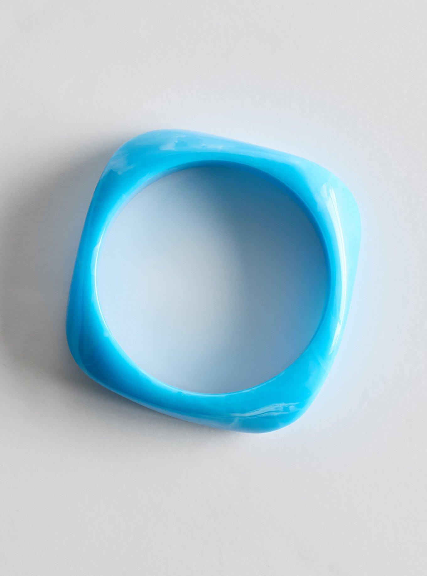 Statement Bangle Bracelet, SEA BLUE, hi-res