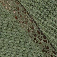 Waffle Crochet Inset Top, DEEP DEPTHS, swatch