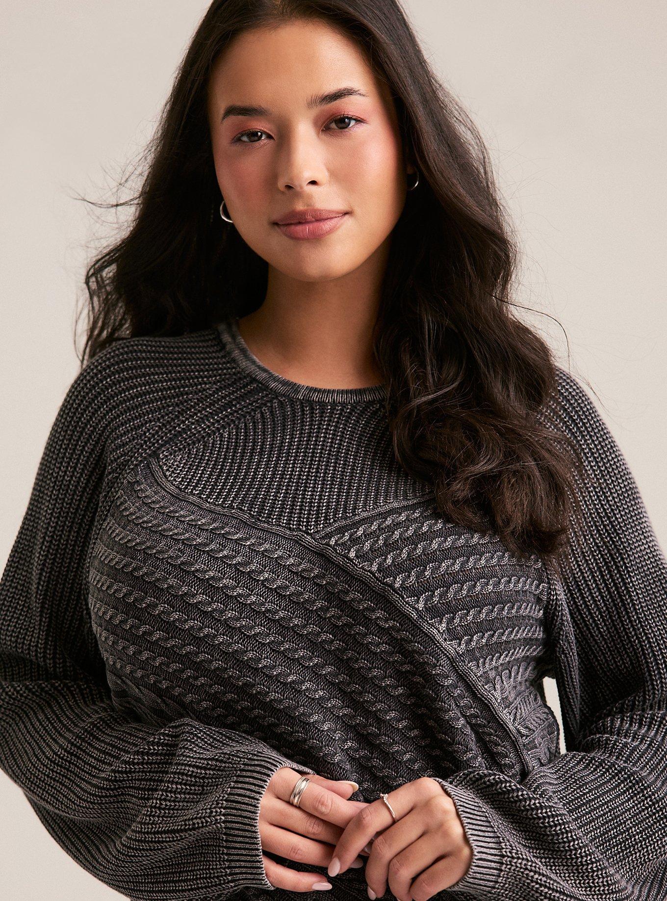 Festi Cropped Crew Sweater