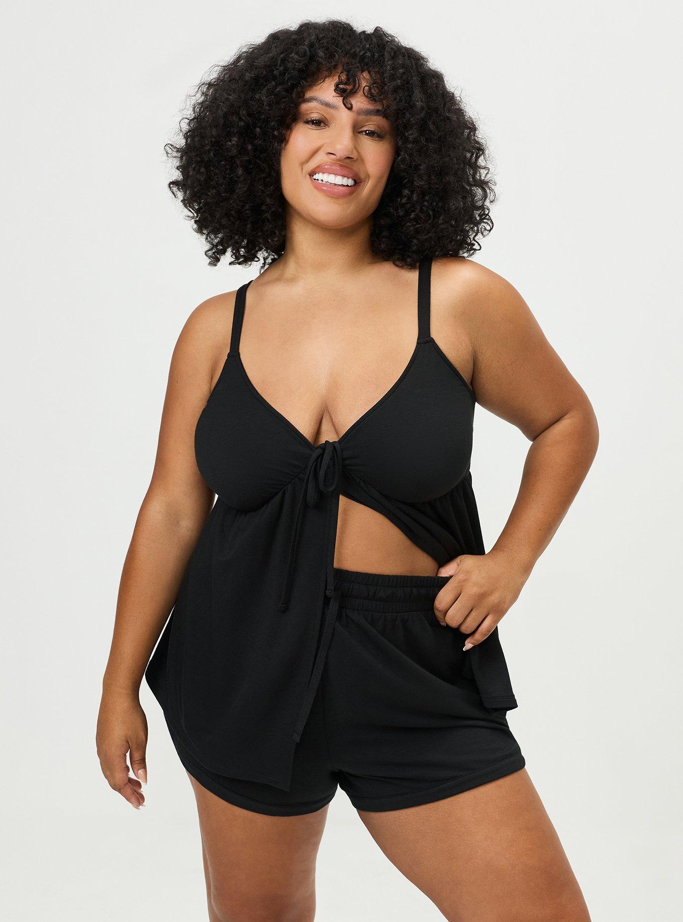 Lightweight French Terry Lounge Short, DEEP BLACK, alternate