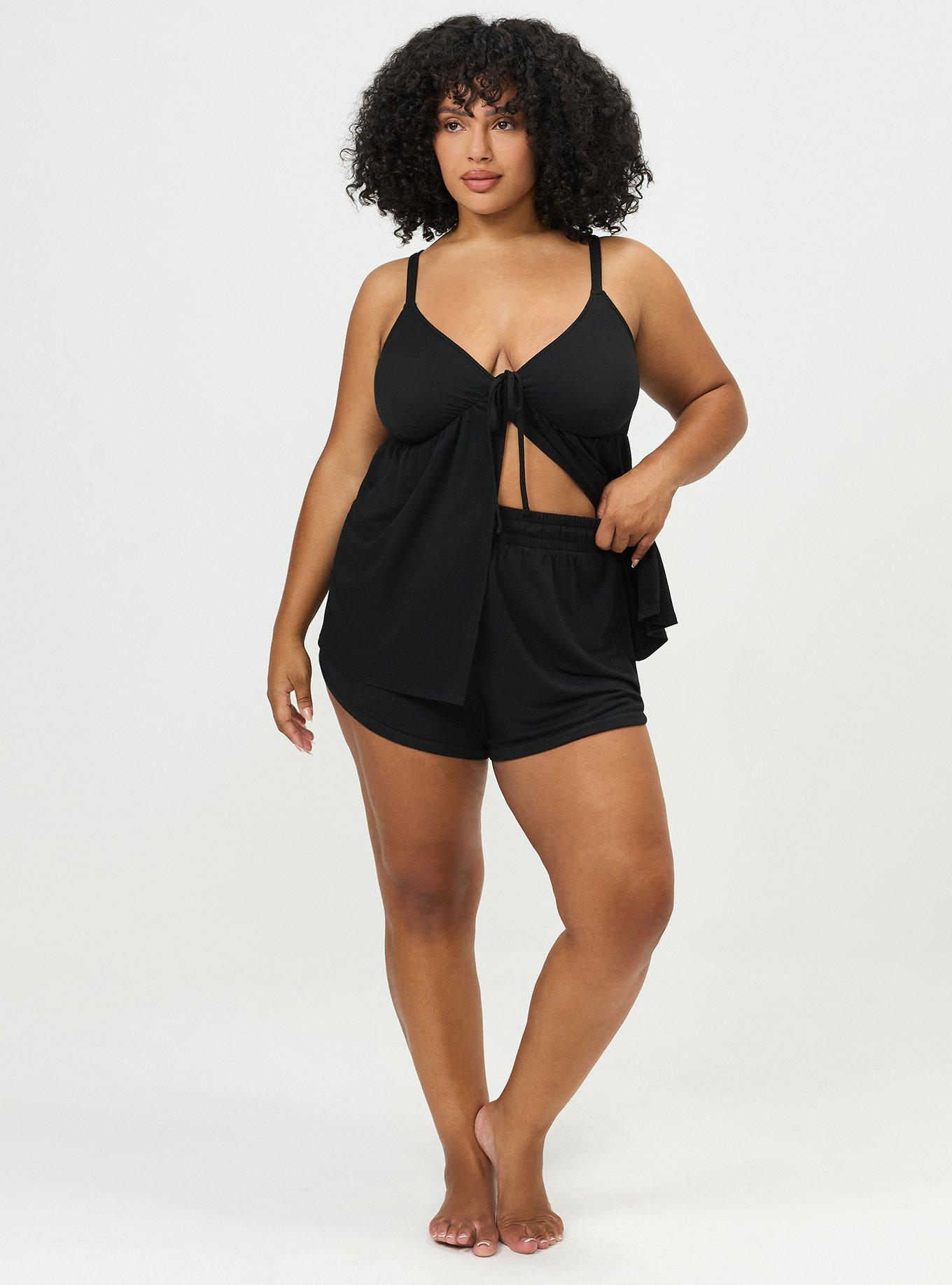 Lightweight French Terry Lounge Short, DEEP BLACK, hi-res