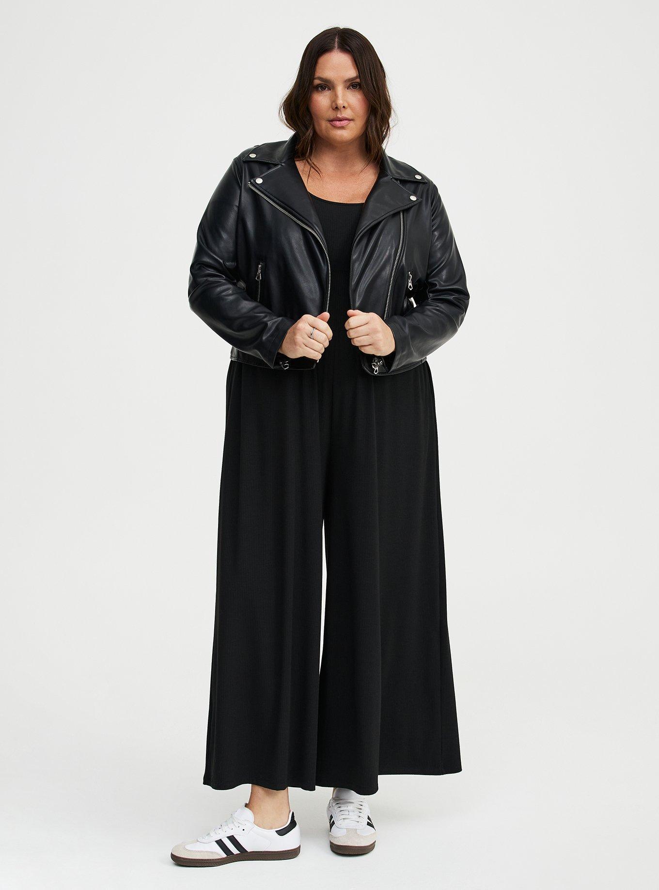 Rib Knit Wide Leg Jumpsuit