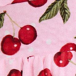 Plus Size Retro Chic Pleated Midi Skirt, CHERRY BERRY ORCHID, swatch