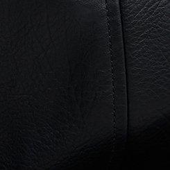 Collarless Open Front Jacket, DEEP BLACK, swatch