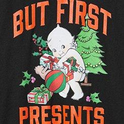 Kewpie Classic Cotton Jersey Tee, KEWPIE XMAS DEEP BLACK, swatch