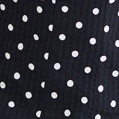 Retro Chic Sweetheart Crop Top, CLOSE DOT DEEP BLACK, swatch