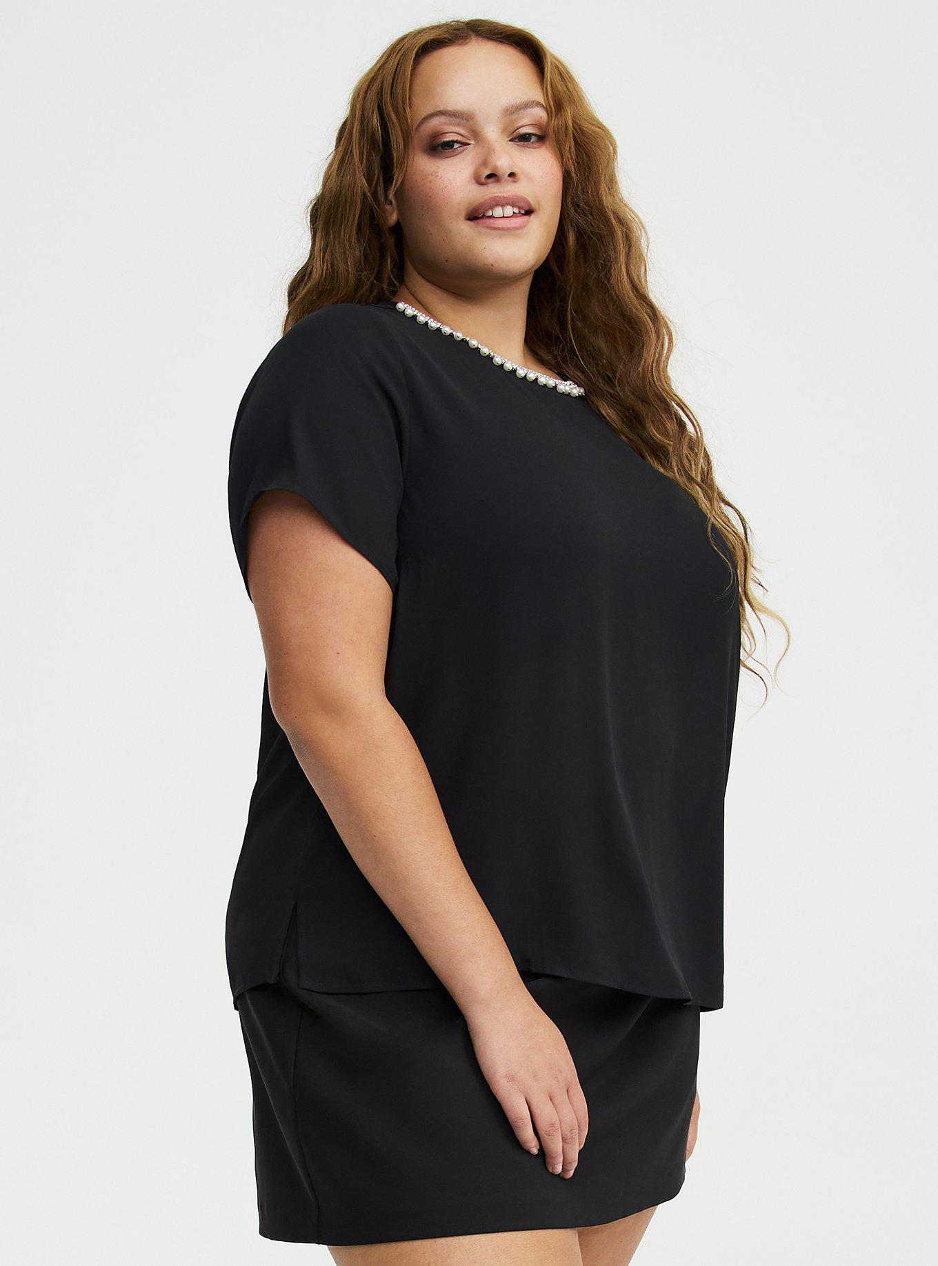 Abbey Embellished Neckline Top
