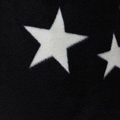 Spa Fleece Sleep Short, MAY STARS BLACK, swatch