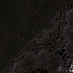 Plus Size Festi Crochet Trim Maxi Dress, DEEP BLACK, swatch