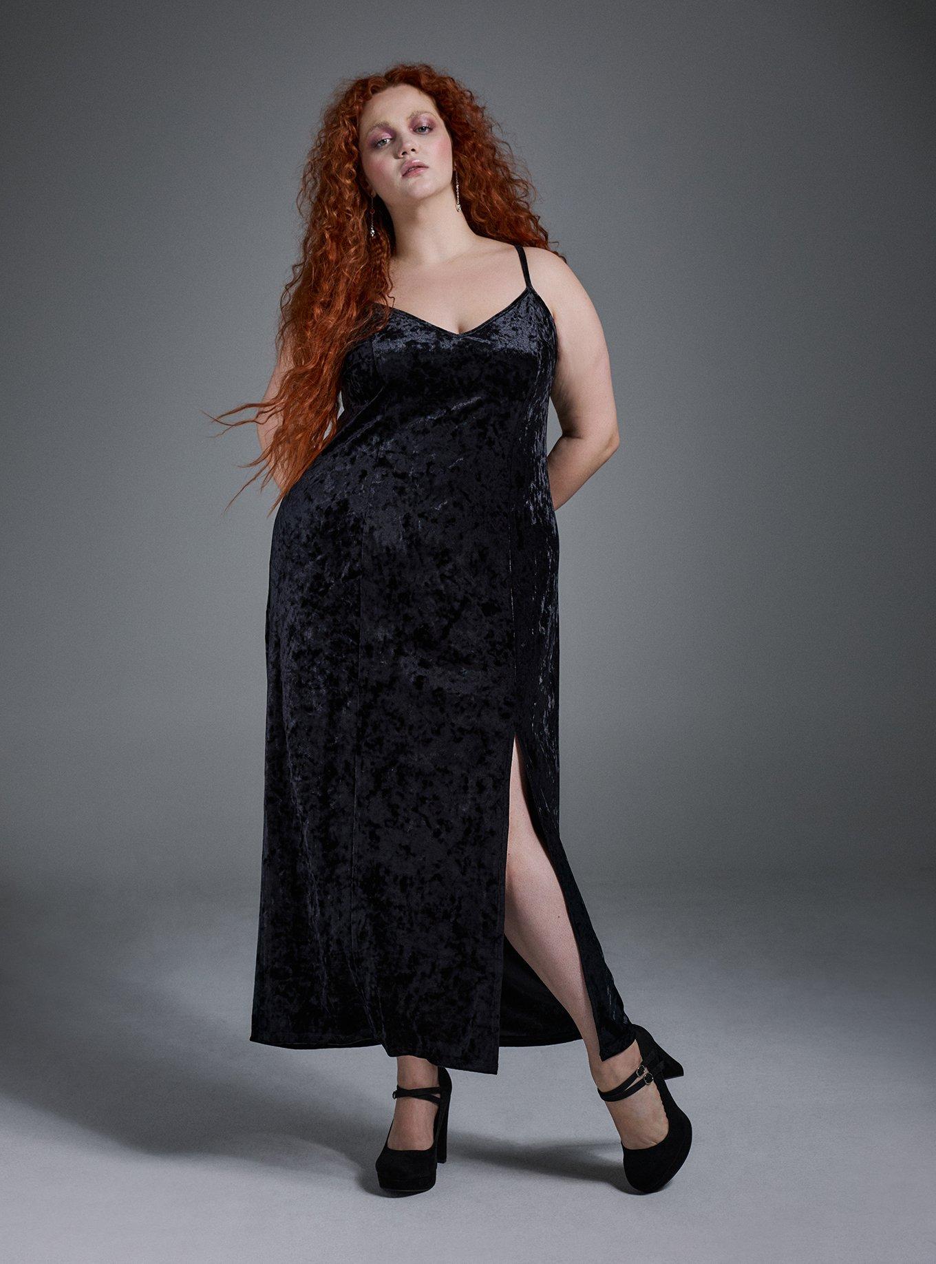 Nightfall Velour Maxi Dress