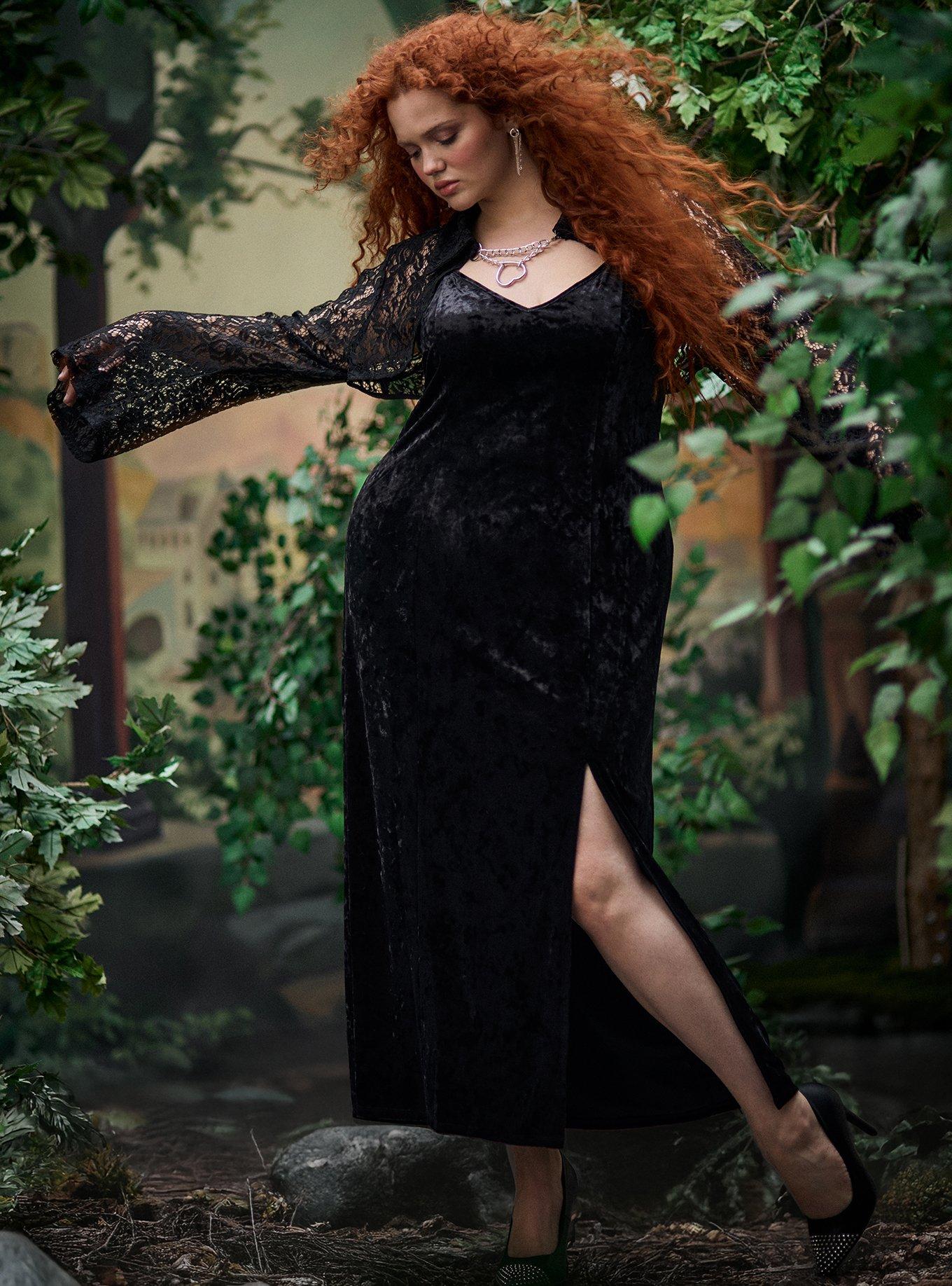 Nightfall Velour Maxi Dress