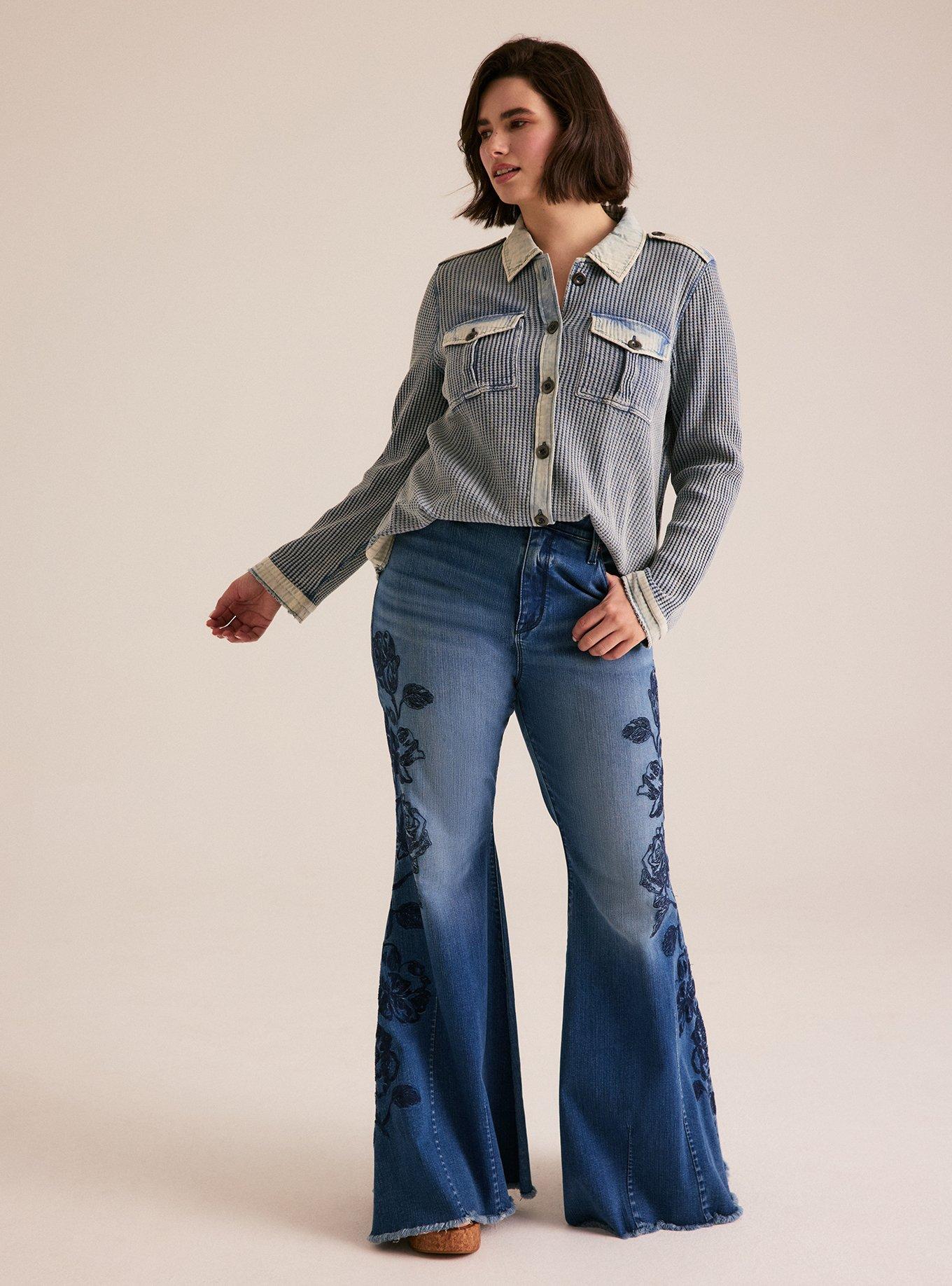 Festi Waffle Shacket, BLUE, alternate