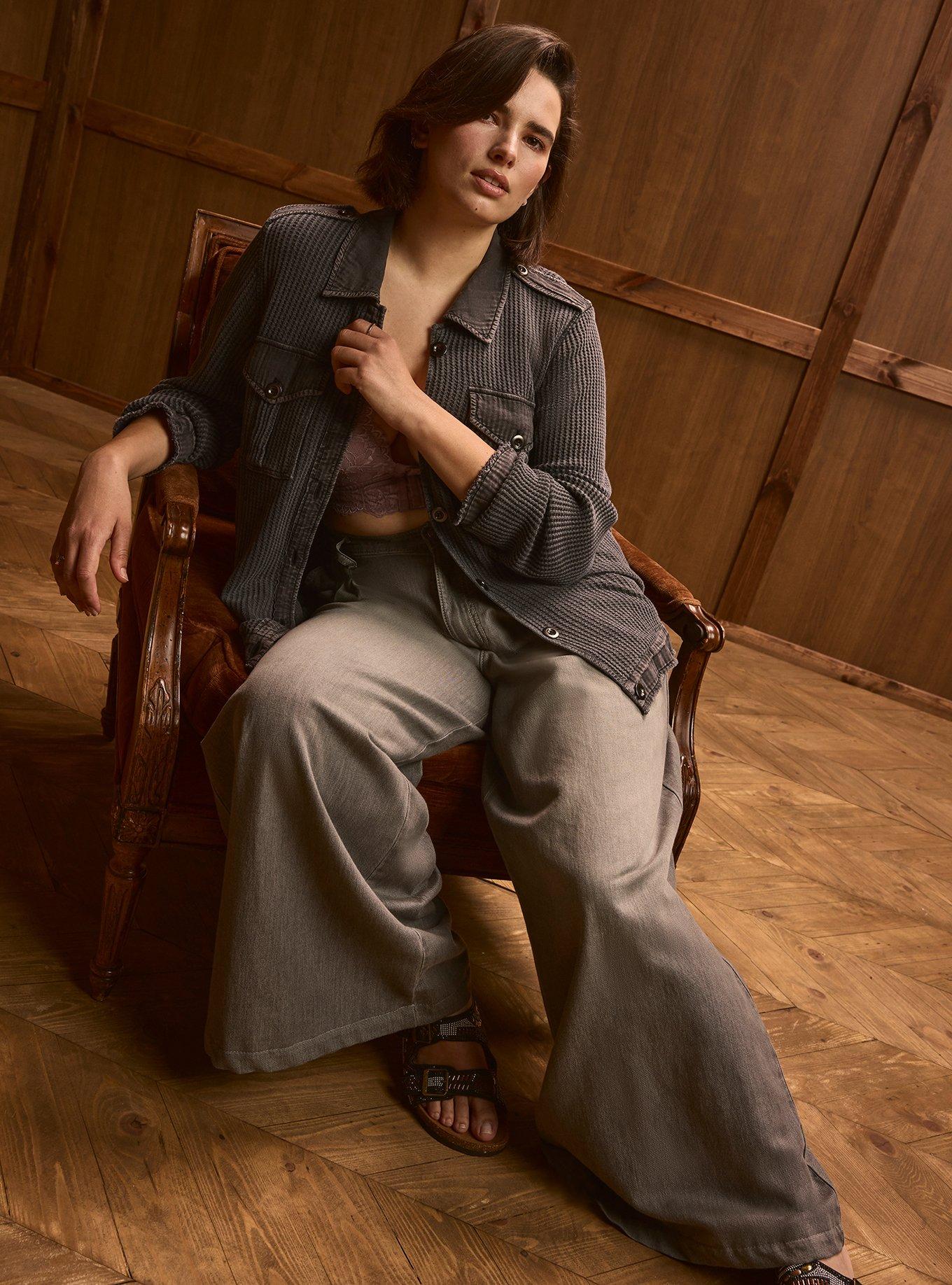 Festi Waffle Shacket, PHANTOM, alternate