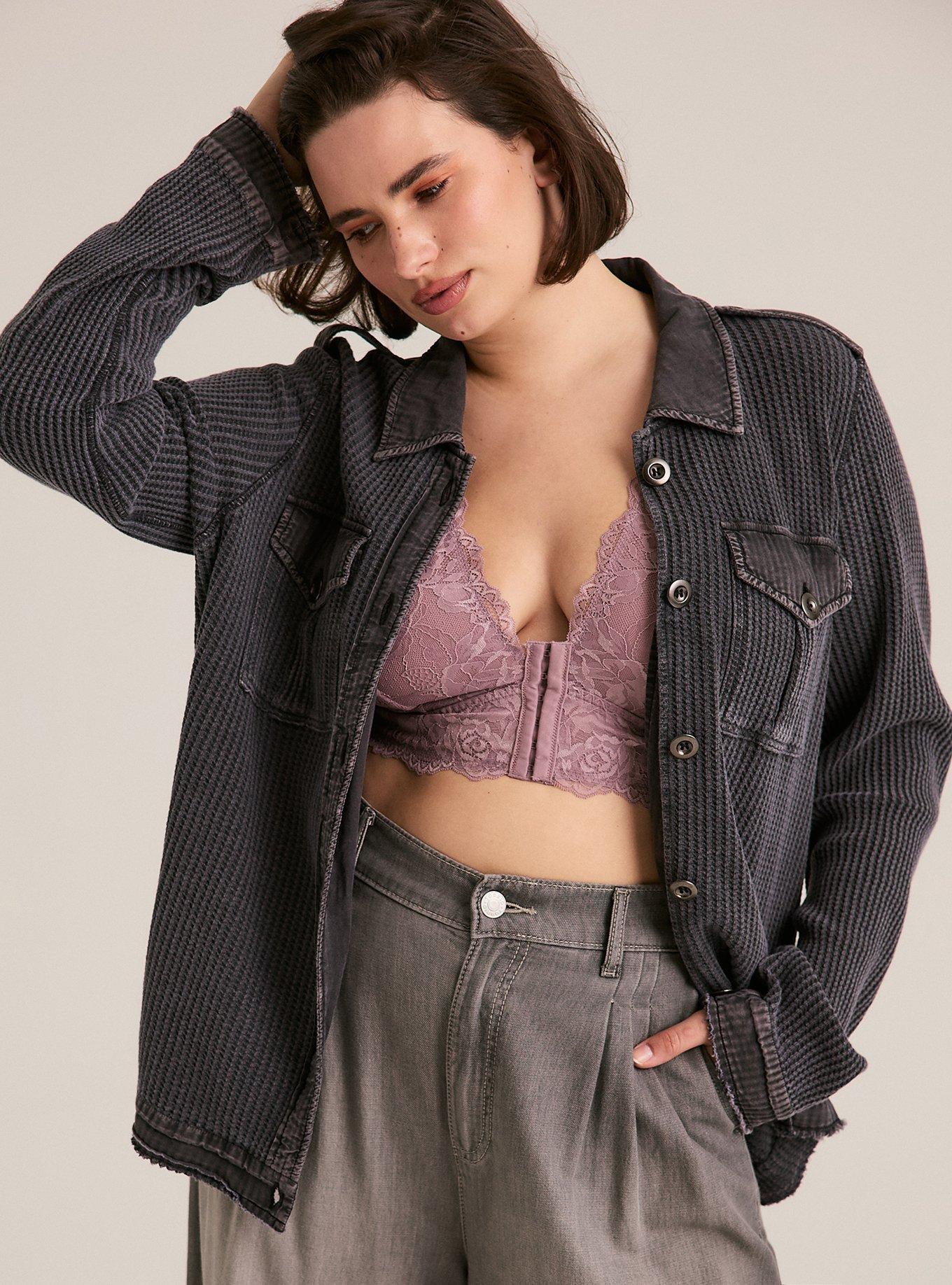 Festi Waffle Shacket, PHANTOM, alternate