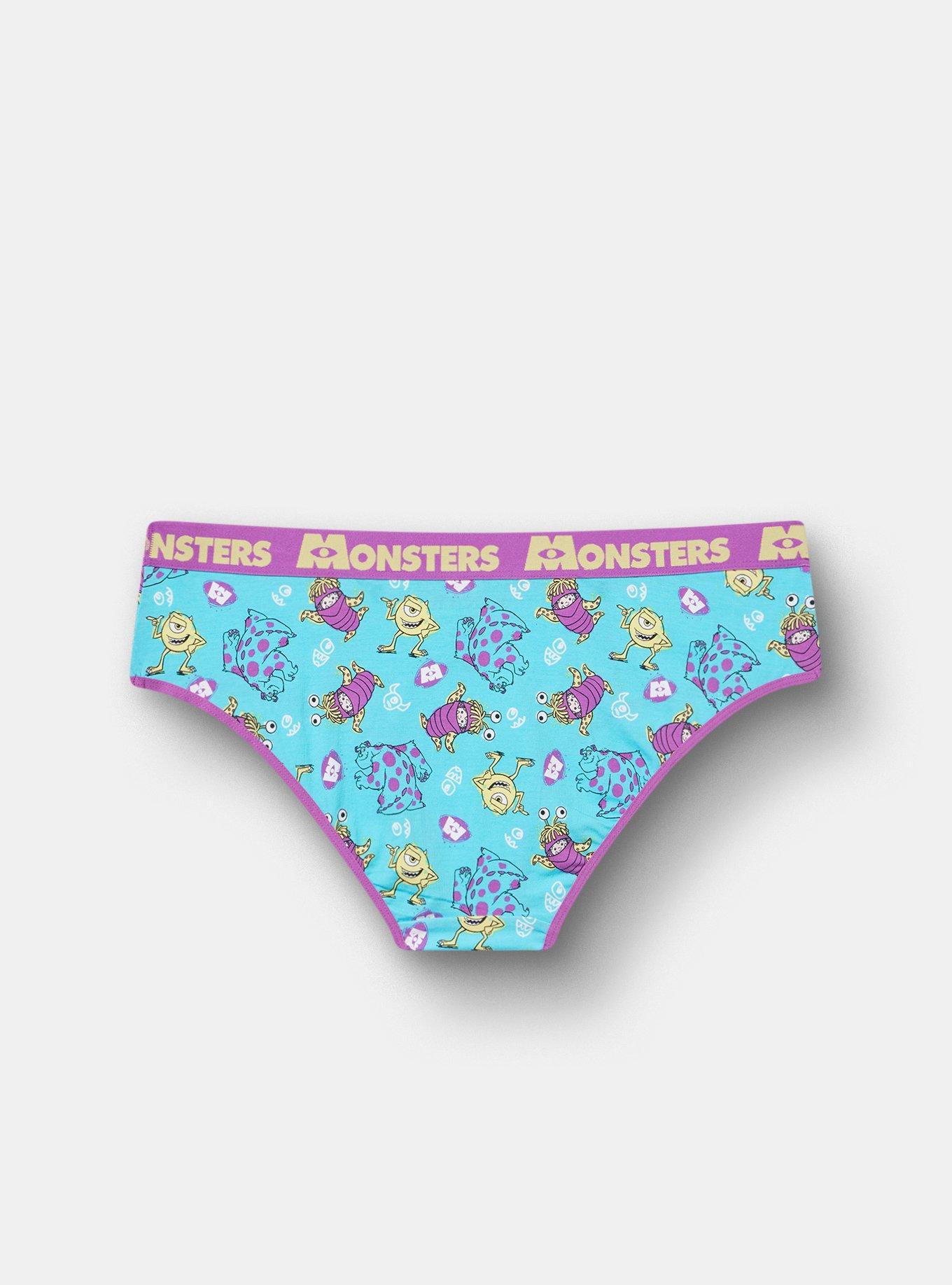 Monsters, Inc. Mid-Rise Cotton Hipster Panty, MULTI, alternate